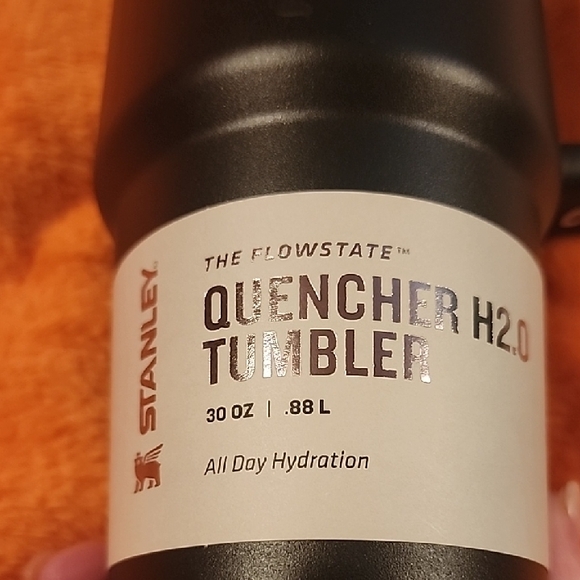 30 Oz Stanley Black Tumbler with Handle - Picture 7 of 9